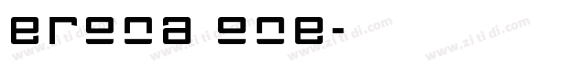 erona one字体转换